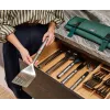 Joseph Joseph GrillOut juego de barbacoa de acero inoxidable de 3 piezas con espátula, pinzas y tenedor