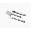 Joseph Joseph GrillOut juego de barbacoa de acero inoxidable de 3 piezas con espátula, pinzas y tenedor