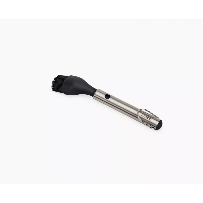 Joseph Joseph GrillOut Black brocha de silicona para barbacoa con mango extensible