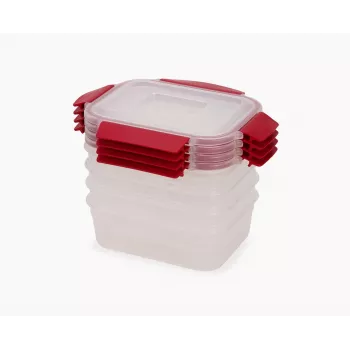 Joseph Joseph Nest Lock set de 4 recipientes para alimentos rojo 1,1 L