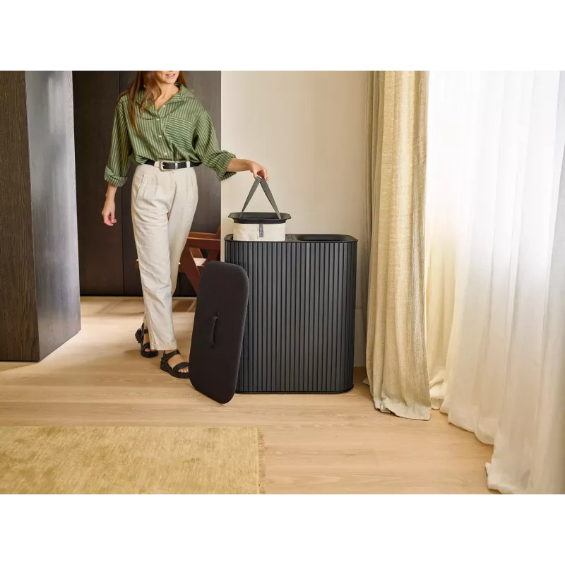 Joseph Joseph Tota Twin Luxe organizador de ropa 90L negro
