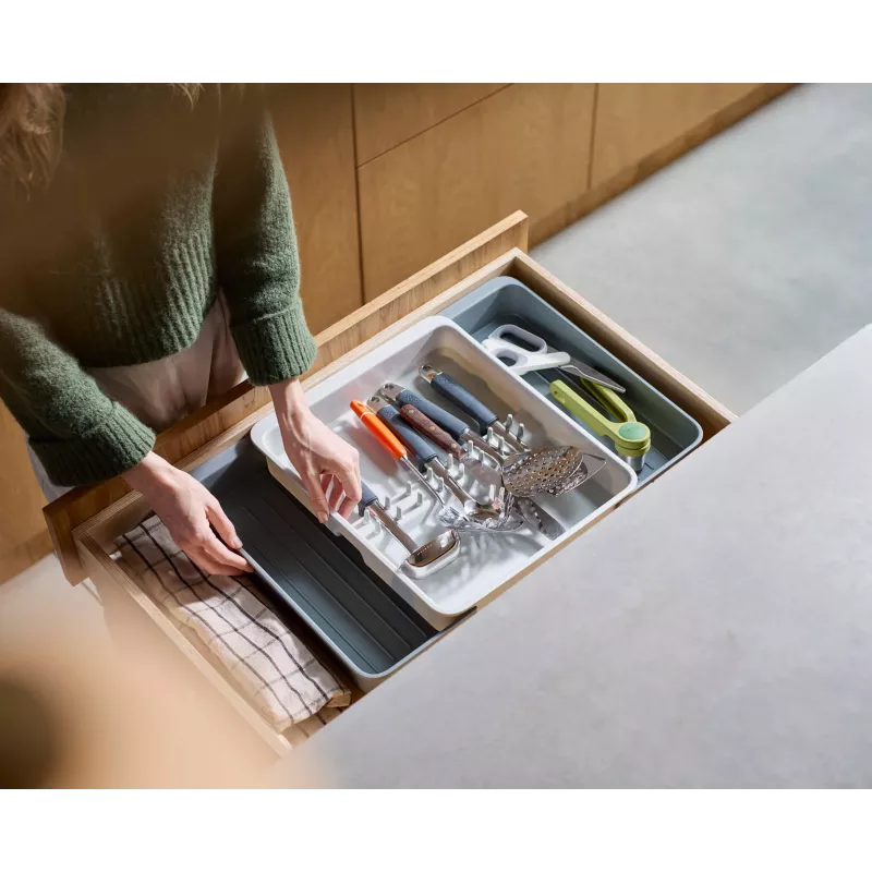 Joseph Joseph DrawerStore organizador extensible de cubiertos para cajón gris 8500017
