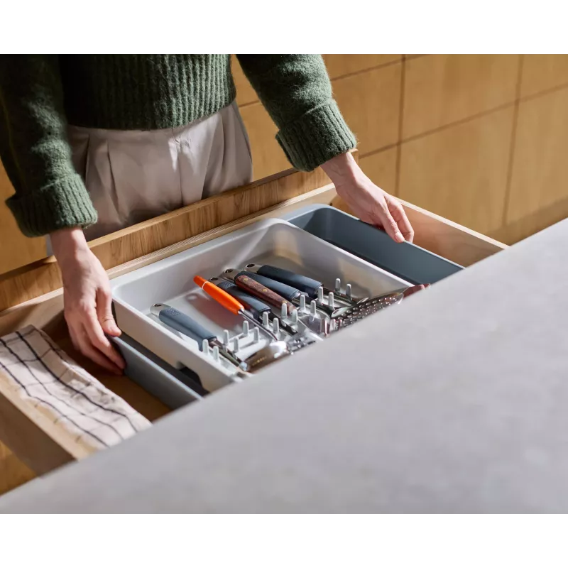 Joseph Joseph DrawerStore organizador extensible de cubiertos para cajón gris 8500017