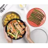 Joseph Joseph M-Cuisine set de cocina para microondas de 4 piezas naranja