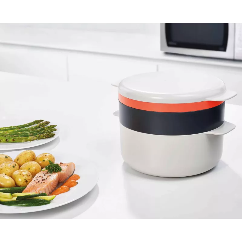 Joseph Joseph M-Cuisine set de cocina para microondas de 4 piezas naranja