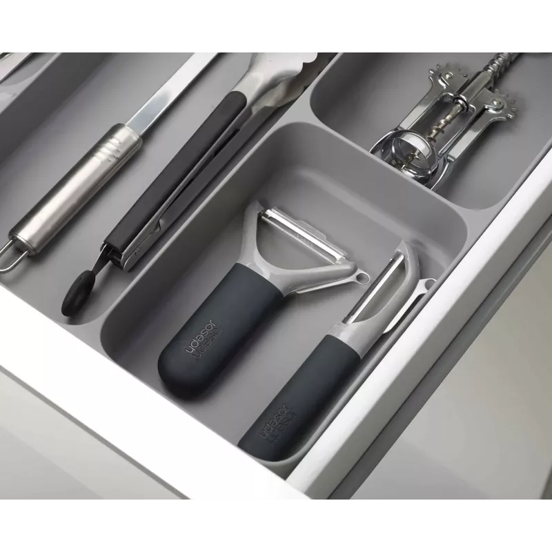 Joseph Joseph DrawerStore organizador de cubiertos, utensilios y gadgets gris