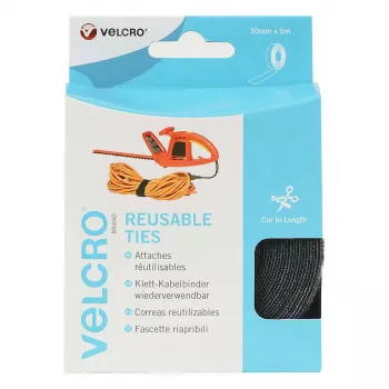 VELCRO ONE-WRAP cinta de velcro 30 mm x 5 m negro