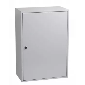 Phoenix Safe KC0604K Caja de llaves - Gris - 200 ganchos - Cerradura de llave - 380 x 140 x 550 mm