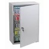 Phoenix Safe KC0604K Caja de llaves - Gris - 200 ganchos - Cerradura de llave - 380 x 140 x 550 mm
