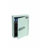 Phoenix Safe KC0601E Caja de llaves - Gris - 42 ganchos - Cerradura electrónica - Montaje en pared - 270 x 80 x 350 mm