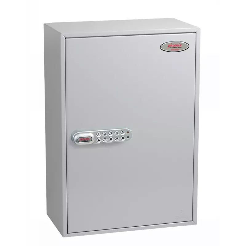 Phoenix Safe KC0605E Caja de llaves - Gris - 300 ganchos - Cerradura electrónica - 380 x 205 x 550 mm