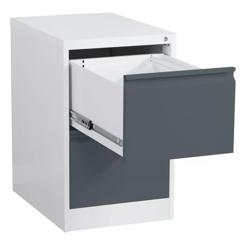 Phoenix Safe Archivador de carpetas colgantes 2 cajones antracita