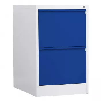 Phoenix Safe FC1002GBK Archivador de carpetas colgantes 2 cajones, Azul