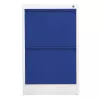 Phoenix Safe FC1002GBK Archivador de carpetas colgantes 2 cajones, Azul
