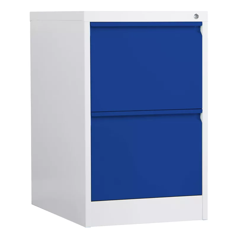 Phoenix Safe FC1002GBK Archivador de carpetas colgantes 2 cajones, Azul