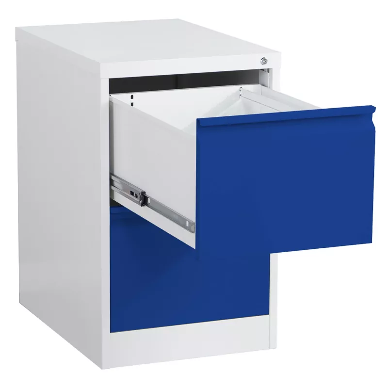 Phoenix Safe FC1002GBK Archivador de carpetas colgantes 2 cajones, Azul