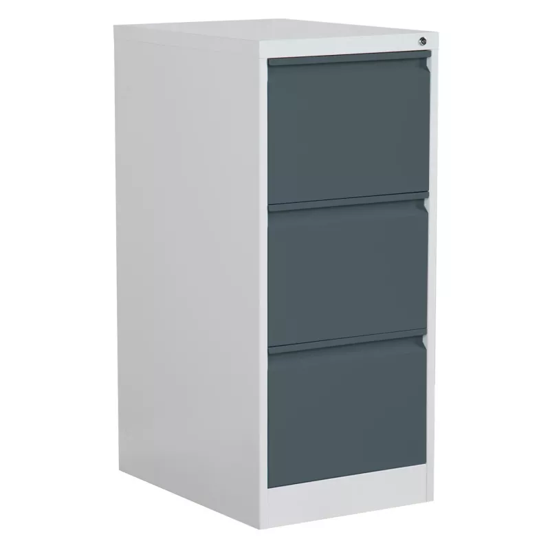 Phoenix Safe Archivador de carpetas colgantes 3 cajones antracita