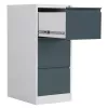 Phoenix Safe Archivador de carpetas colgantes 3 cajones antracita