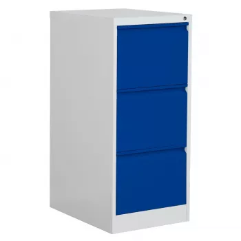 Phoenix Safe Archivador de carpetas colgantes 3 cajones Azul