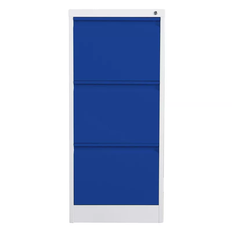 Phoenix Safe Archivador de carpetas colgantes 3 cajones Azul