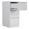 Phoenix Safe FC1003GGK Archivador vertical 3 cajones, Gris, Protección contra incendios 120 minutos