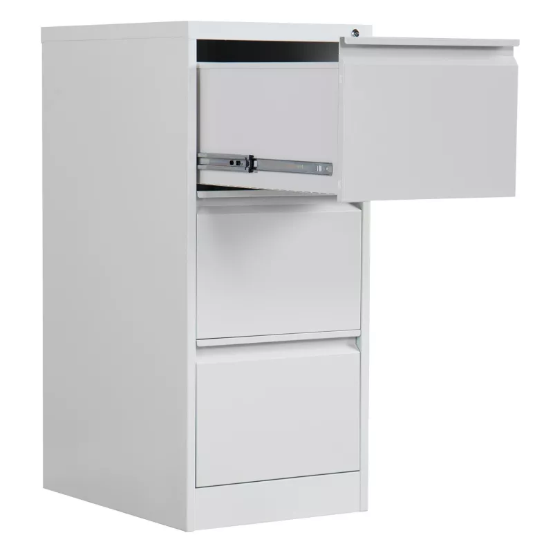 Phoenix Safe FC1003GGK Archivador vertical 3 cajones, Gris, Protección contra incendios 120 minutos