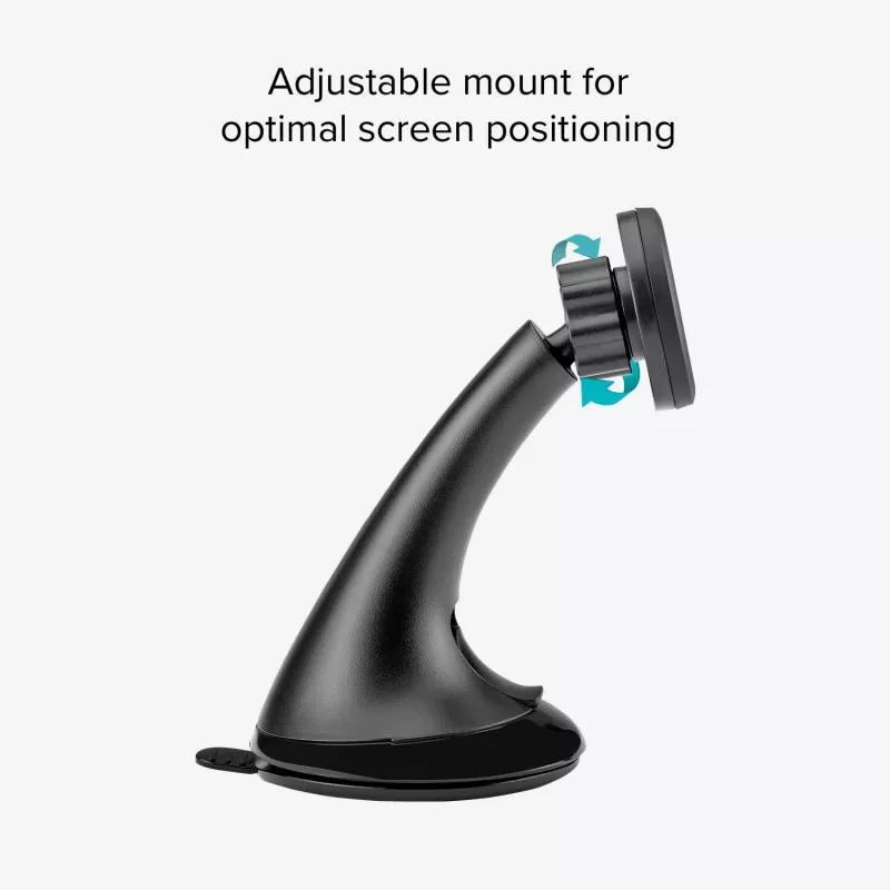SBS Soporte universal para móvil de coche con ventosa ancha magnética compatible con MagSafe - Negro