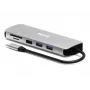 Estación de acoplamiento USB-C 9 en 1 PORT Designs con HDMI 4K y 85W PD - Space Grey