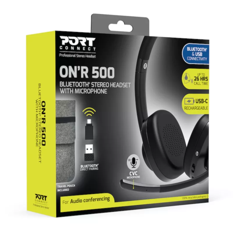PORT Designs PORT Connect ON'R 500 - auriculares - on-ear - Bluetooth