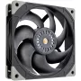 Ventilador de carcasa SILVERSTONE TECHNOLOGY SST-FHL140 140mm negro, 4-Pin PWM, Hydraulic Bearing, 0-1500 RPM, 92,5 CFM