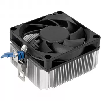 Disipador CPU de perfil bajo SILVERSTONE TECHNOLOGY SST-NT09-AM5, ventilador 92mm, 2 heatpipes, AMD AM5, Negro