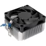 Disipador CPU de perfil bajo SILVERSTONE TECHNOLOGY SST-NT09-AM5, ventilador 92mm, 2 heatpipes, AMD AM5, Negro