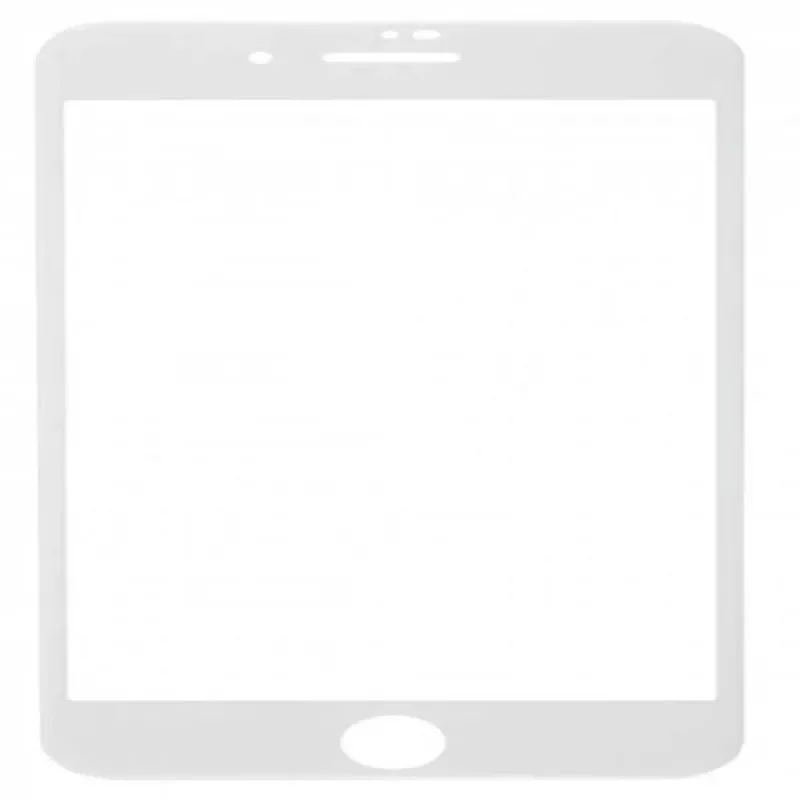 EVELATUS Protector de Pantalla Apple iPhone 7/8/SE2020/SE2022 2.5D Full Cover Japan Glue Glass Anti-Static Blanco