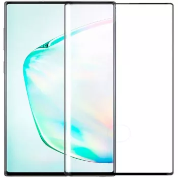 EVELATUS Samsung Galaxy Note 10 Protector de Pantalla de Cristal 2.5D Full Cover Japan Glue Anti-Static