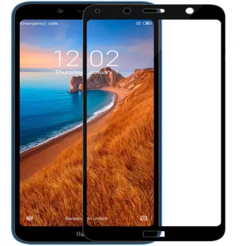 Evelatus Xiaomi Redmi 7A 2.5D Full Cover Japan Glue Glass Anti-Static Protector de pantalla