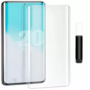 EVELATUS Samsung Galaxy S20 Plus Cristal transparente UV + Glue