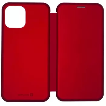 Evelatus Funda tipo libro para Apple iPhone 13 Pro roja