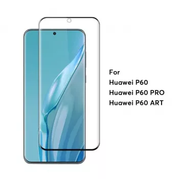 Evelatus Huawei P60 Pro Protector de pantalla 2.5D Full Cover Japan Glue Glass antiestático