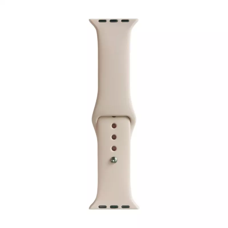 Evelatus Correa de silicona Solo Loop para Apple Watch 42/44/45mm (140mm M/L) rosa arena