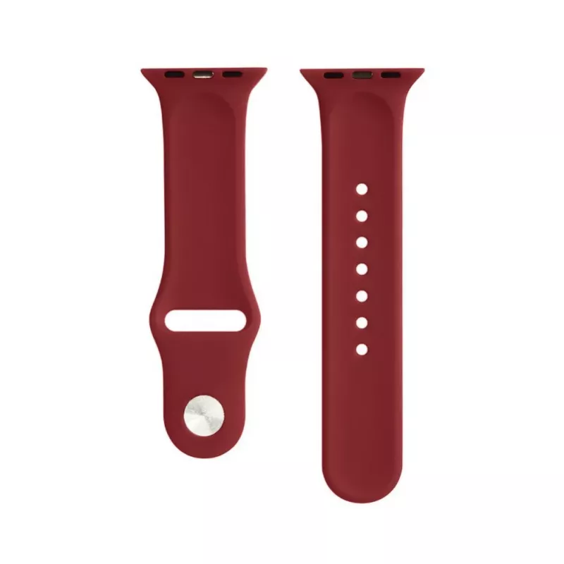 Evelatus Correas de silicona Loop para Apple Watch 42/44/45mm (140mm M/L) ciruela