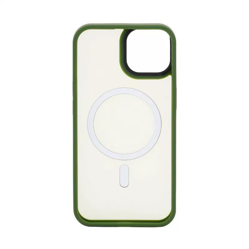 Connect Apple iPhone 13 Funda híbrida con imán PC+TPU verde