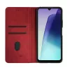 Evelatus Funda tipo libro de piel PU para Xiaomi Redmi 14C 4G/14C 5G/Redmi A4/POCO C75 roja