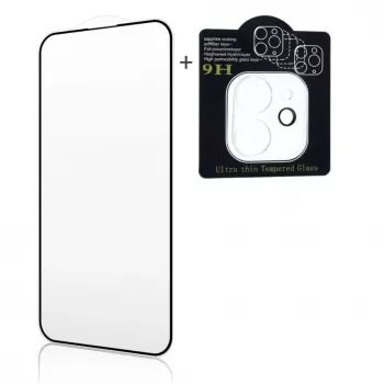 iLike Apple iPhone 16 X2 Super Set 2.5D Edge Full Face Cristal templado + Cristal para cámara