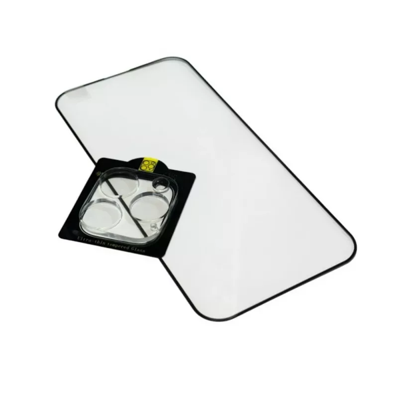 iLike Apple iPhone 16 X2 Super Set 2.5D Edge Full Face Cristal templado + Cristal para cámara