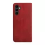 Evelatus Samsung Galaxy A56 Funda tipo libro roja