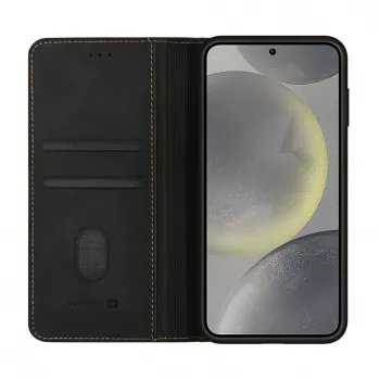 Evelatus Samsung Galaxy S24 Funda tipo libro Folio negra