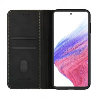 Evelatus Samsung Galaxy A53 Funda tipo libro Folio negra