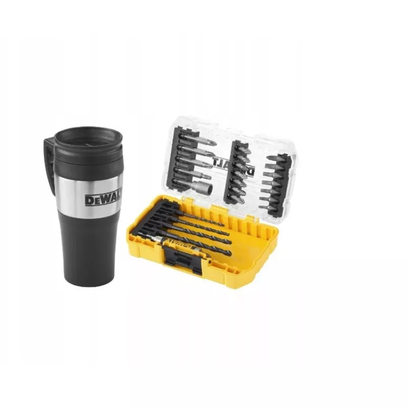 DEWALT set de 25 brocas y puntas de destornillador con vaso térmico