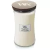 WoodWick White Tea & Jasmine Vela aromática en vaso, mediana, 275g