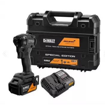 Llave de impacto sin escobillas DEWALT 18V XR set con 1 batería de 5,0 Ah DCF86MP1T